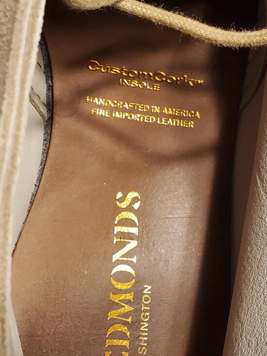 Allen Edmonds Luxury Suede Chukka boot Mens‎ Size 11 1/2 Color: Khaki  EUC! main image 15